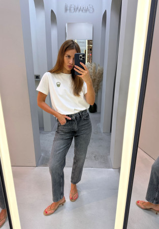 Футболка "матча" молочная